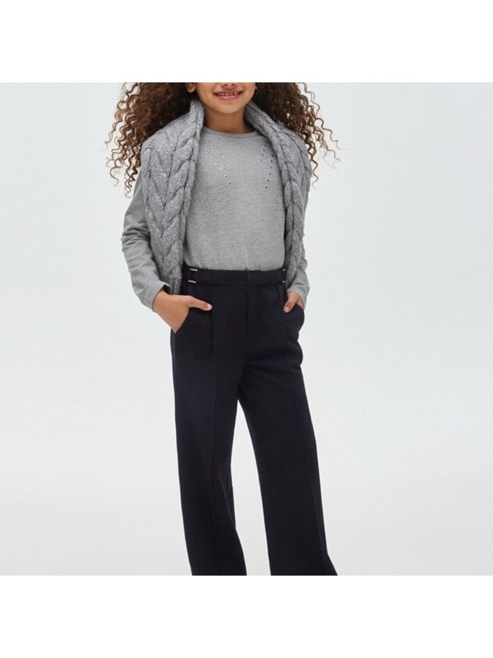 Mayoral Kids Formal Black Pants